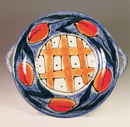 tulip serving plate